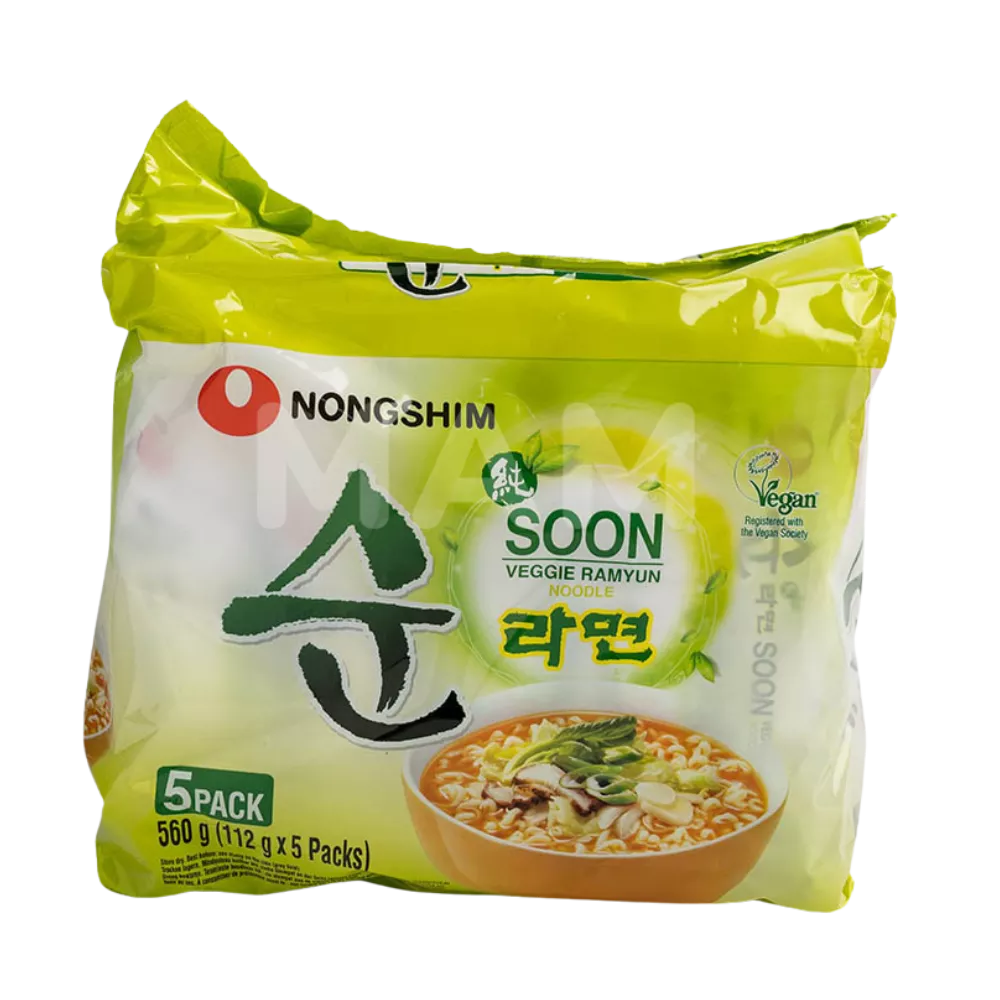 NONGSHIM Instant Nudeln Veggie Soon Ramyun 5x112G