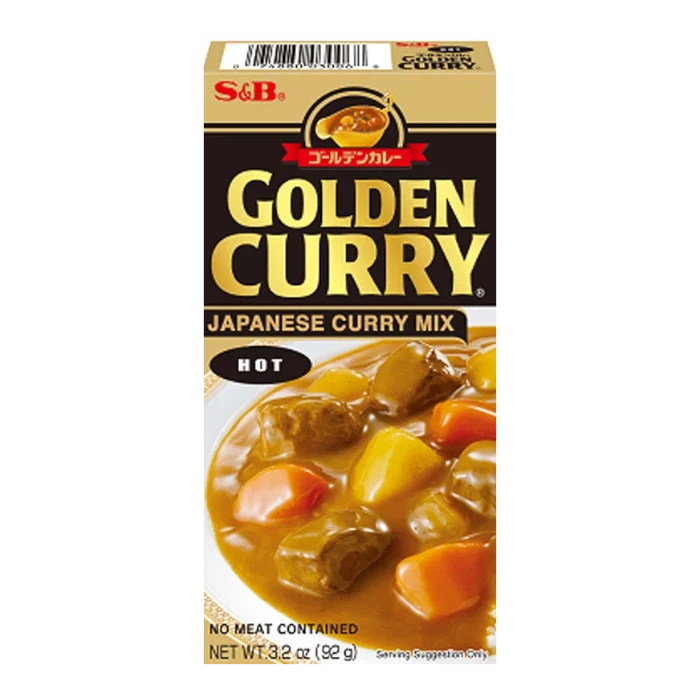 S&B Golden Curry Hot 92G
