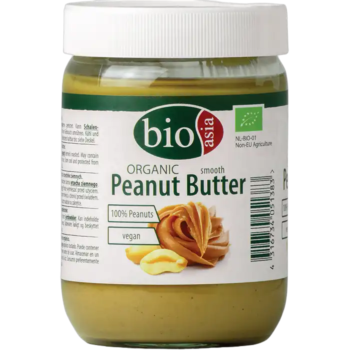 BIOASIA Bio Erdnussbutter VEGAN 500G