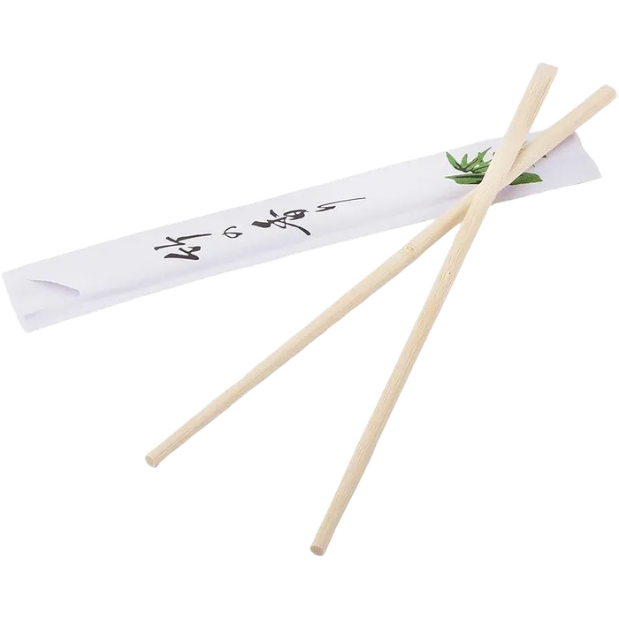 Grüne Bambus Essstäbchen 21cm Pack 100Stk.
