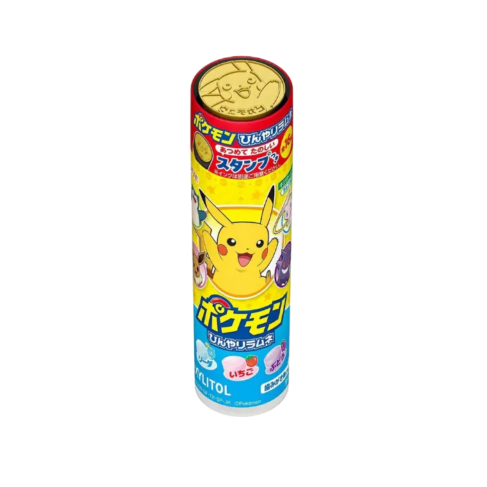 LOTTE Xylitol Pokemon Cool Ramune Candy 26g