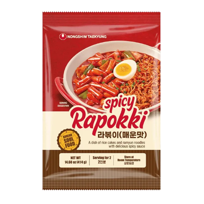NONGSHIM Tteokbokki Mit Ramyun Spicy Rabokki 414G