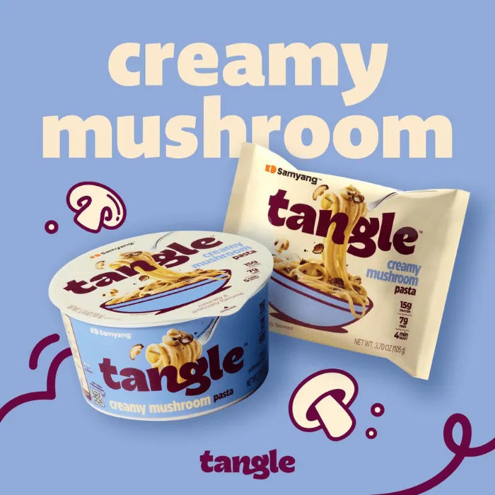 SAMYANG TANGLE Creamy Mushroom Pasta Bowl 105G