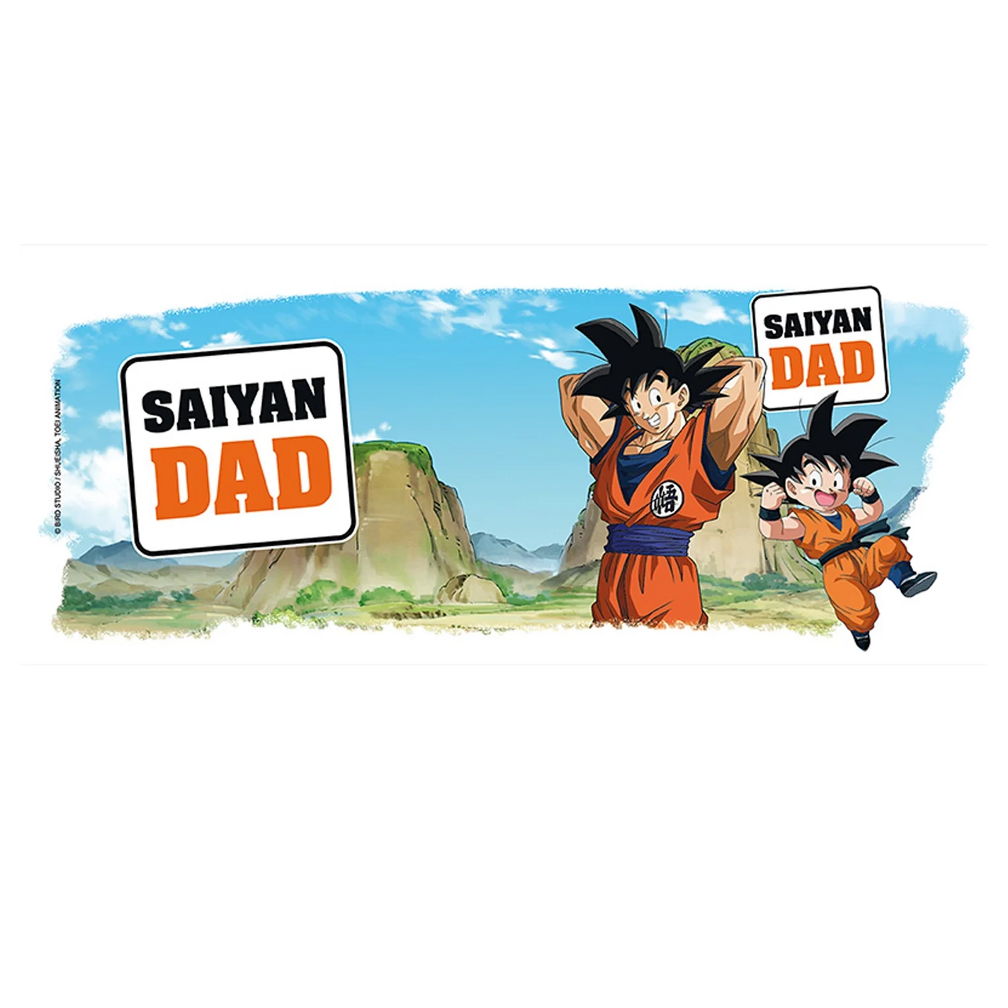 DRAGON BALL Mug Saiyan Dad 320ML
