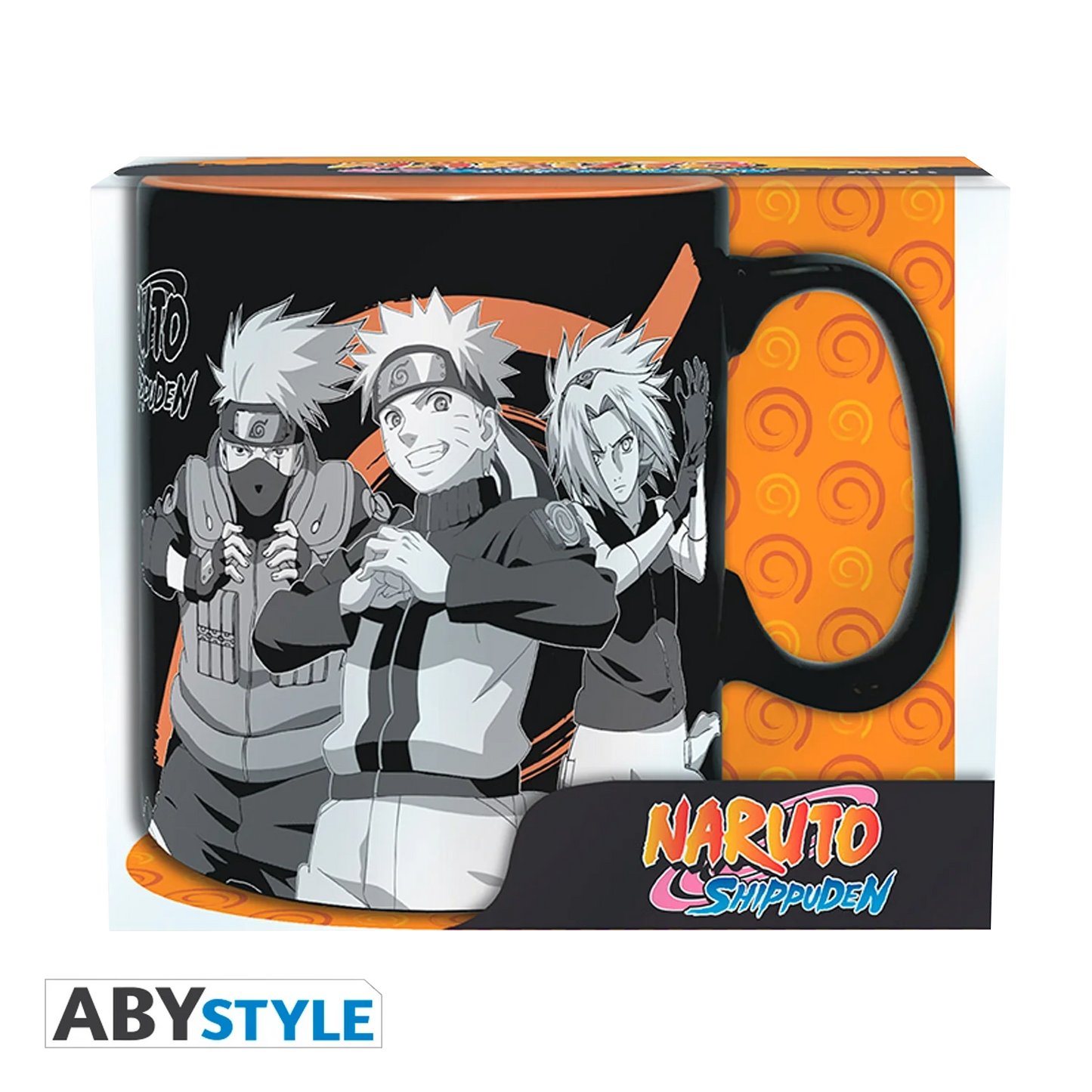 NARUTO SHIPPUDEN Mug Group Black&White 460ml