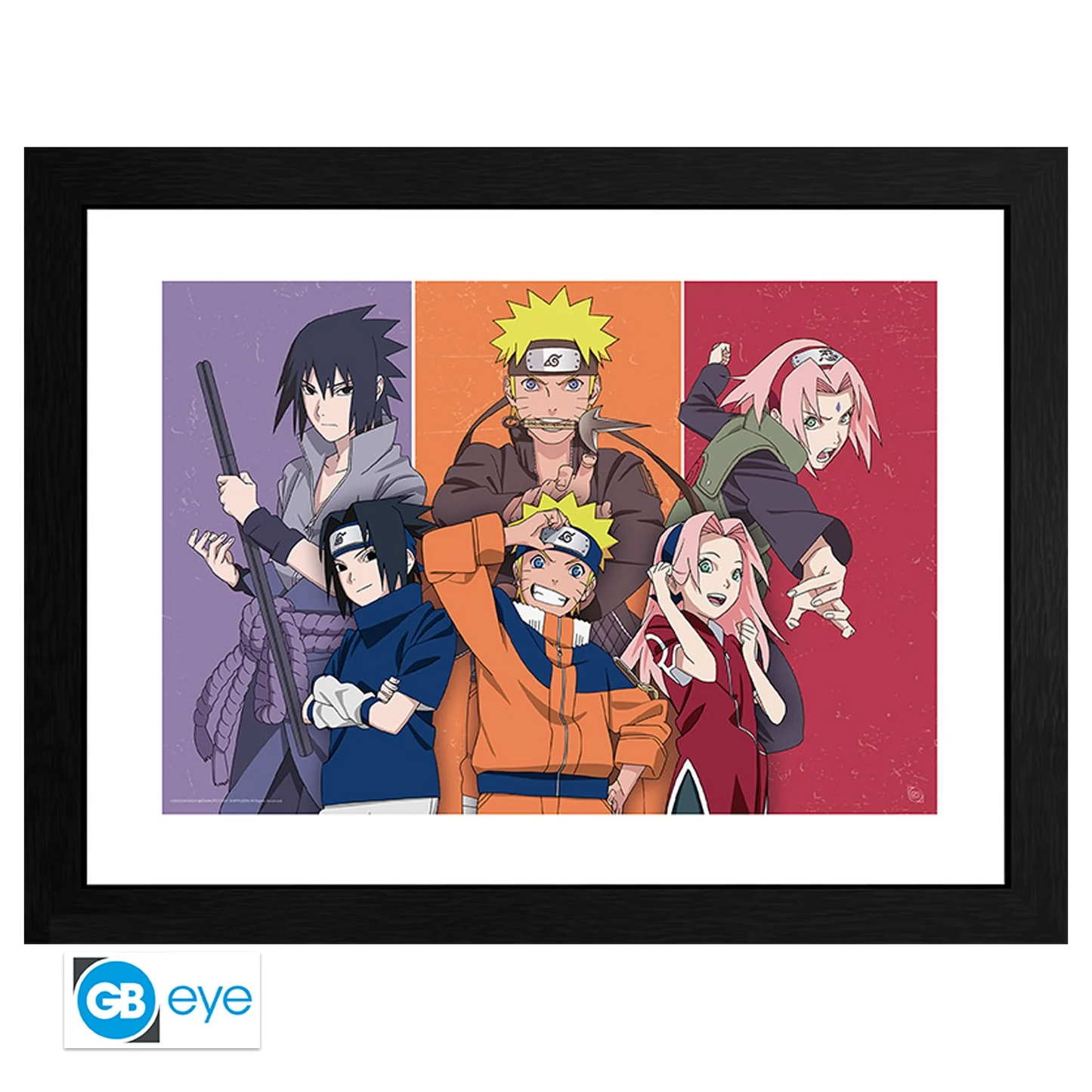 NARUTO SHIPPUDEN Framed Print Adults & Children