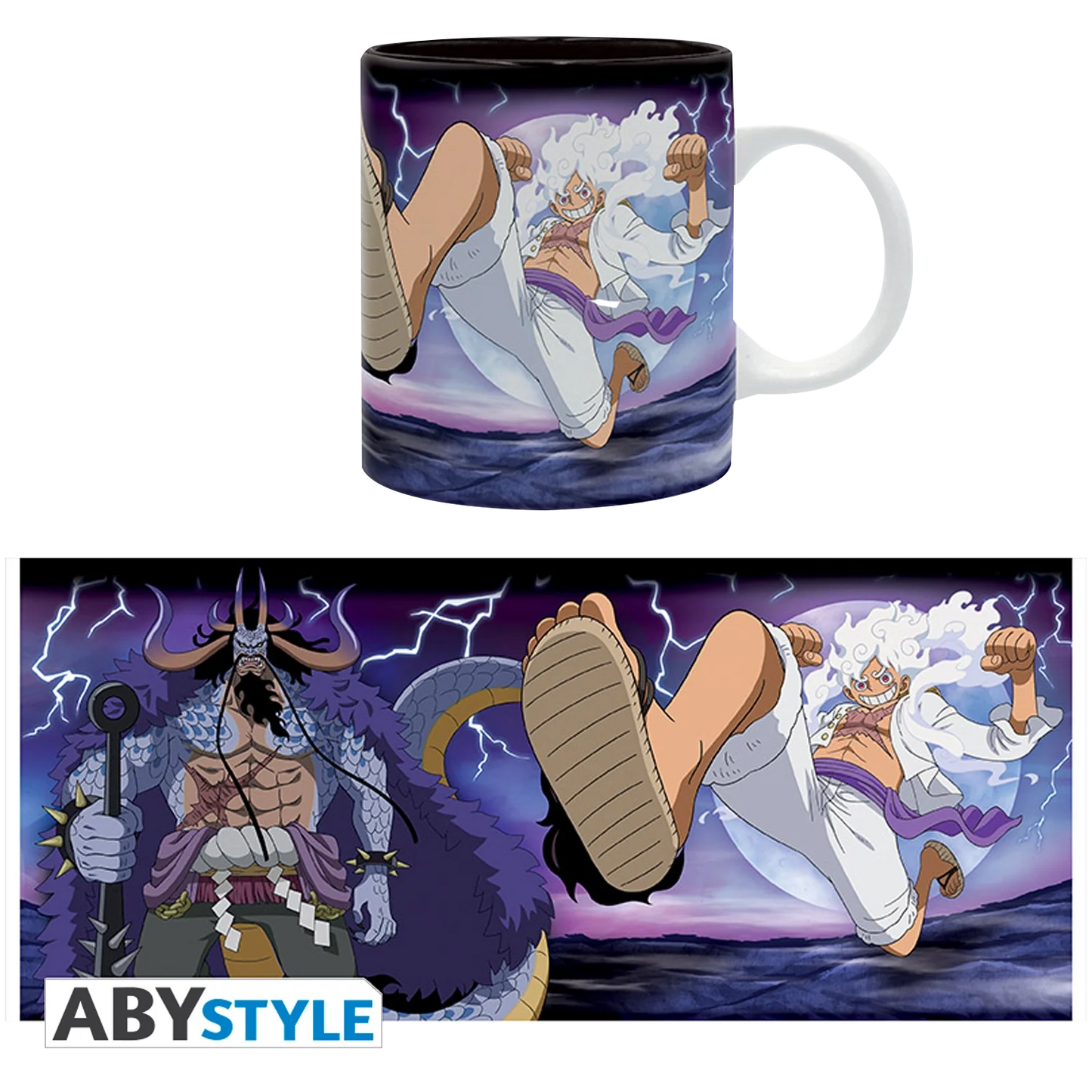 ONE PIECE Mug 320ML Luffy VS Kaidou