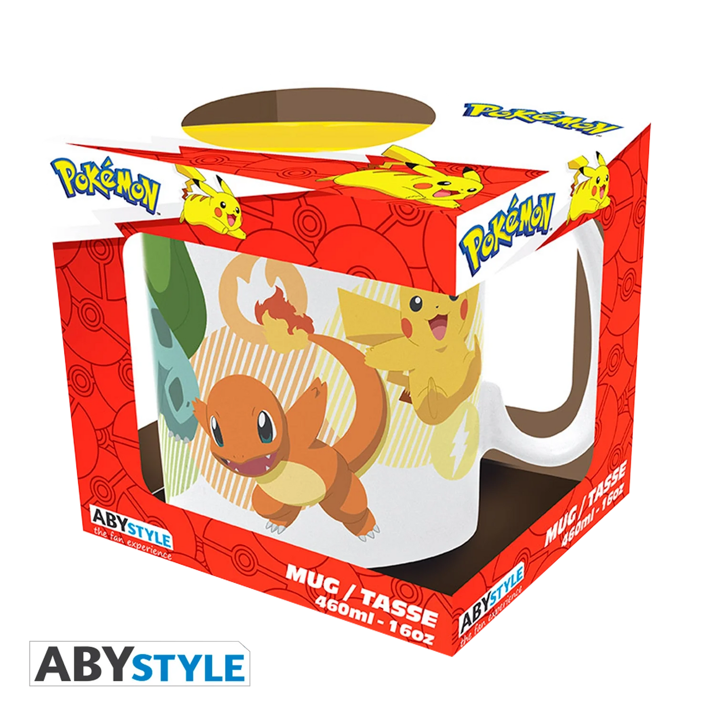 POKEMON Mug 460ML Pikachu & Starters