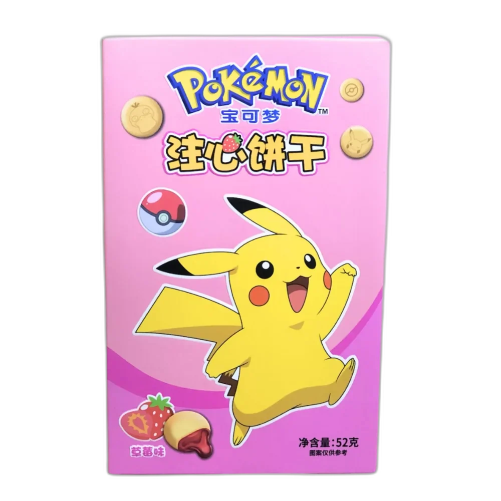 LEDA Pokemon Biscuit Erdbeere 52G
