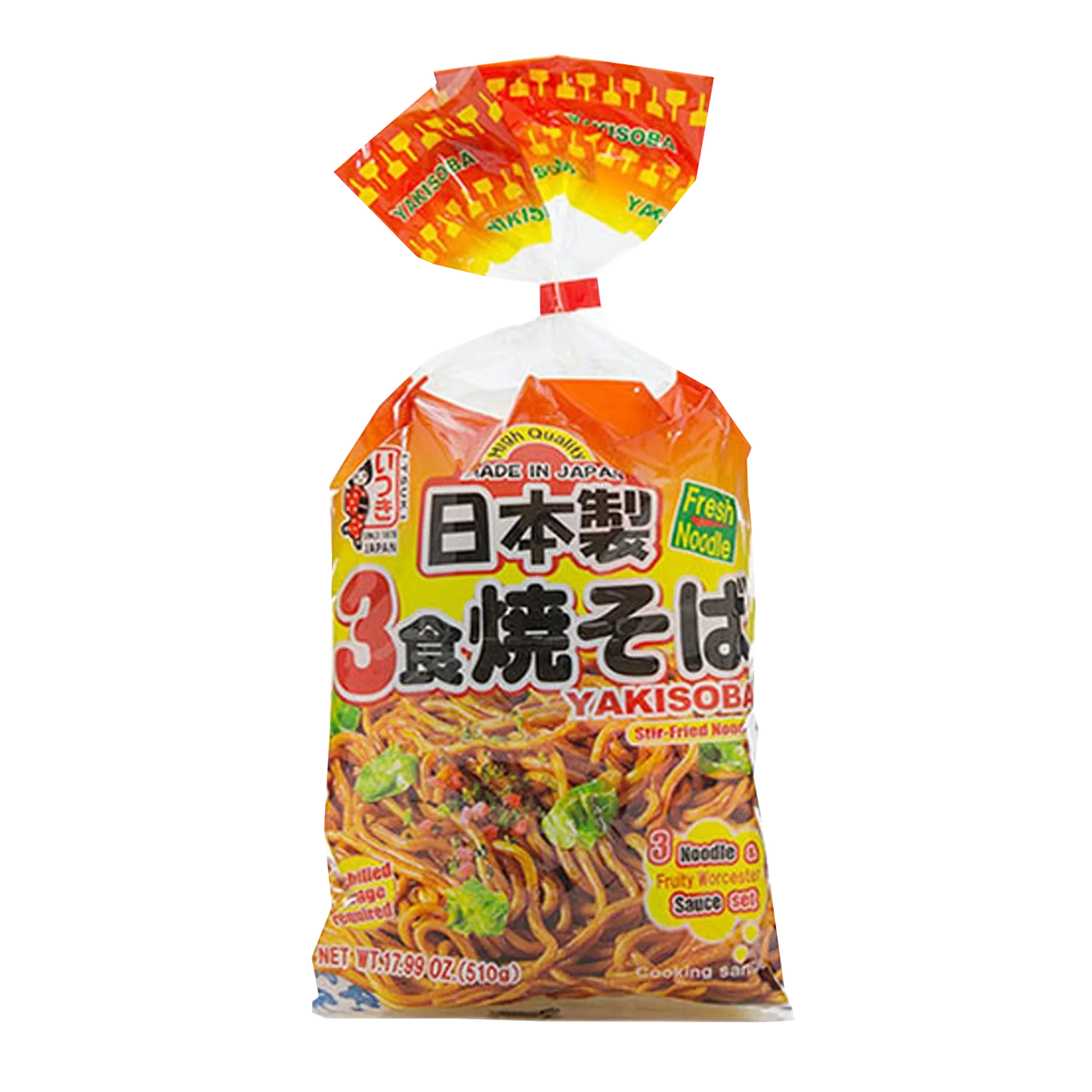 ITSUKI Yaki Soba Nudeln mit Sauce 510G