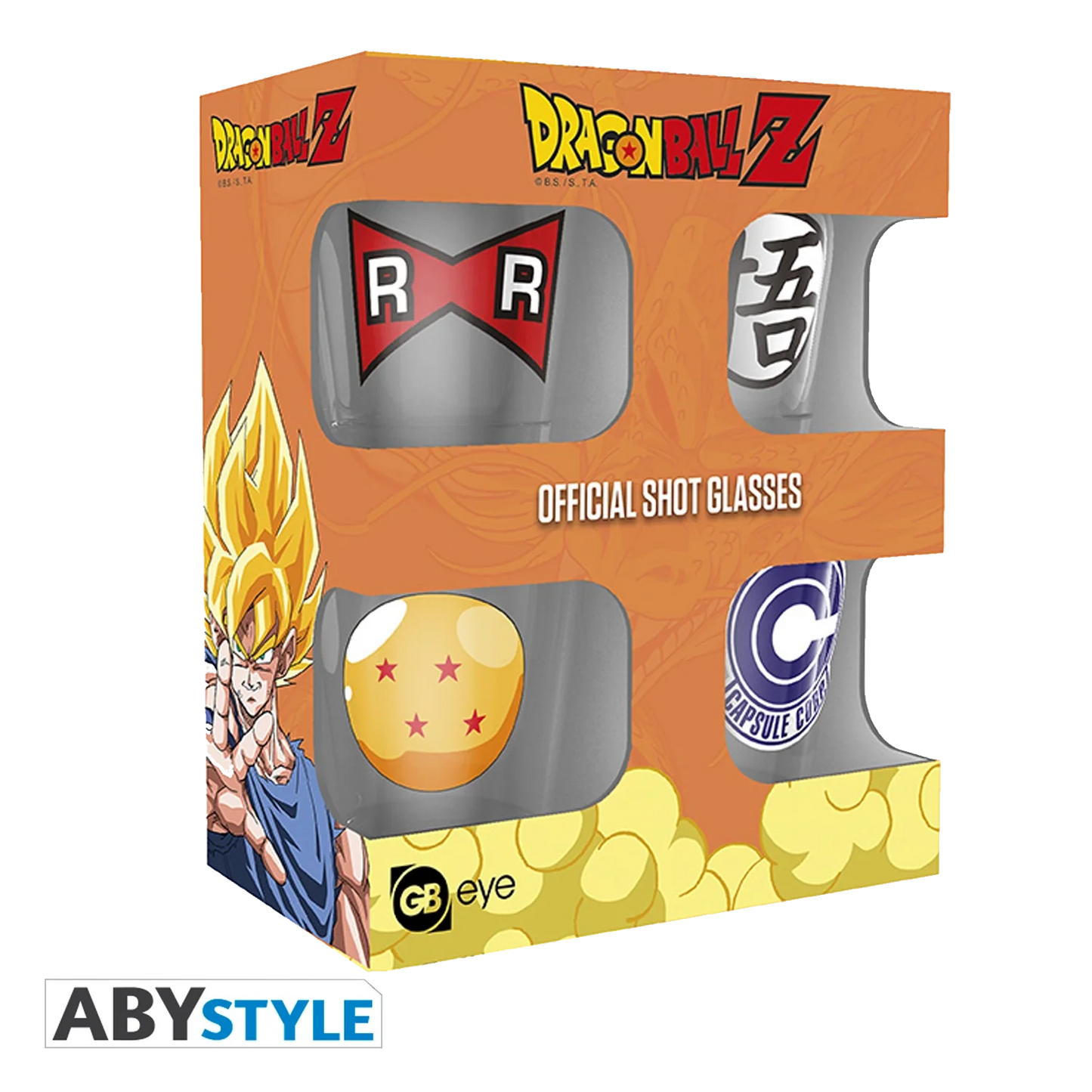 DRAGON BALL Set of 4 Shooters DZB/Mix