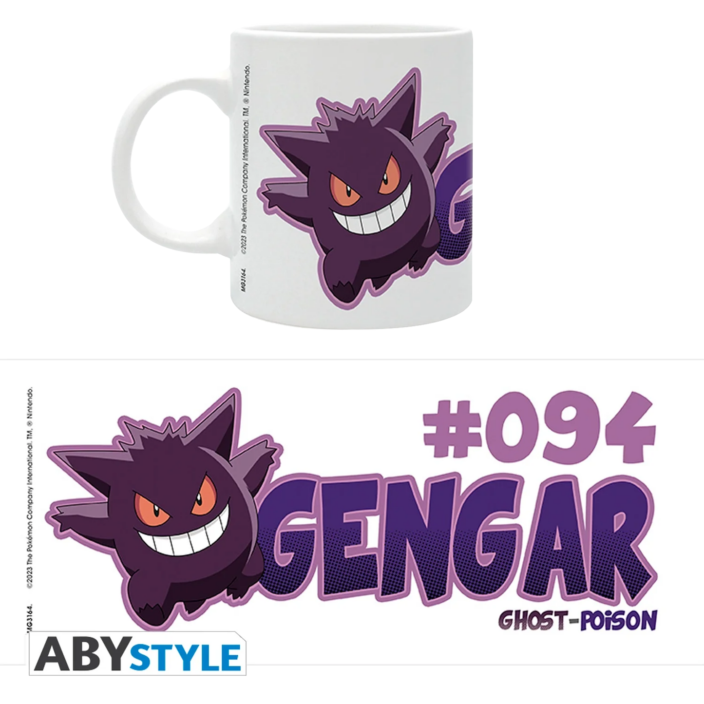 POKEMON Mug 320ML Halloween Gengar