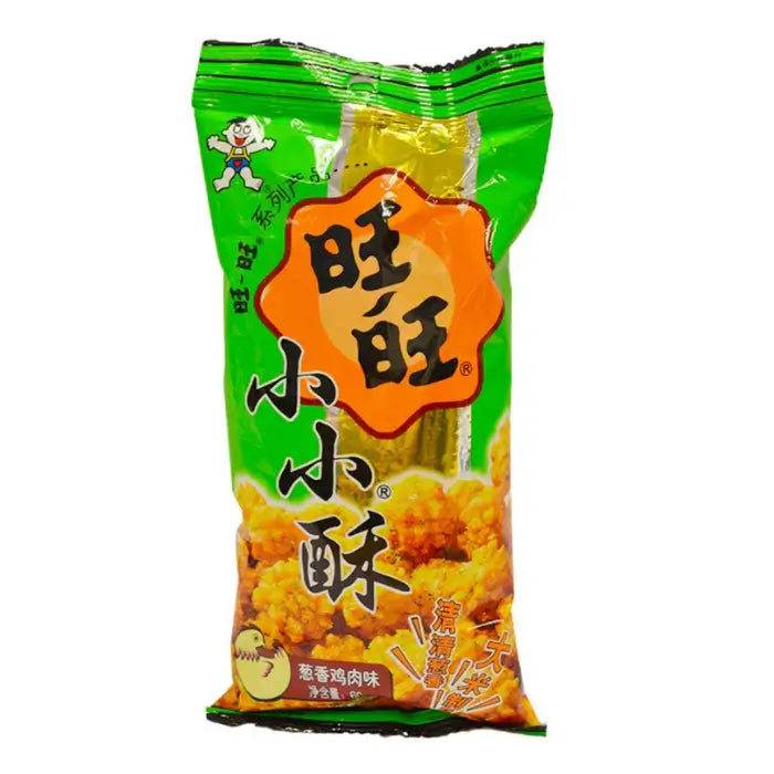 WANT WANT Mini Fried Crackers Chicken(grün)60G