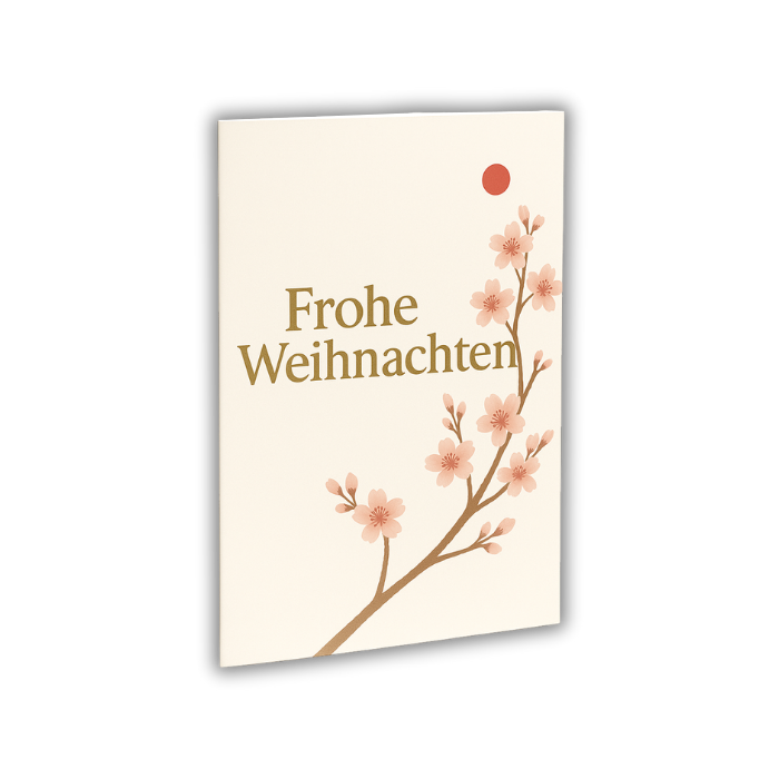 Weihnachtskarte A5 klappbar (inkl. Kuvert)