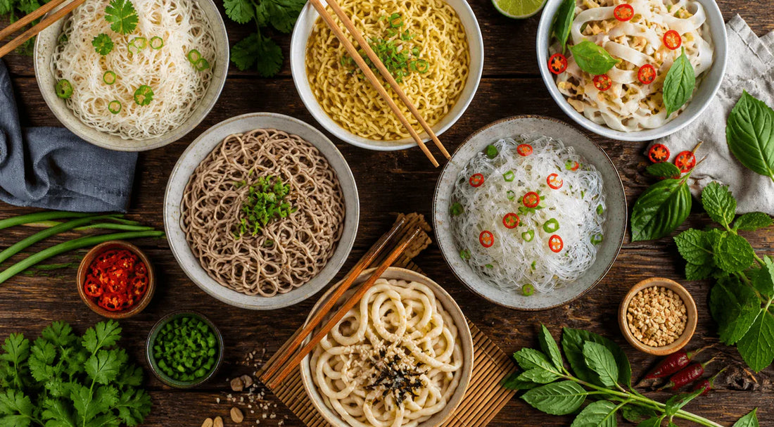 🍜 Dein Noodle-Guide – Die wichtigsten asiatischen Nudelsorten