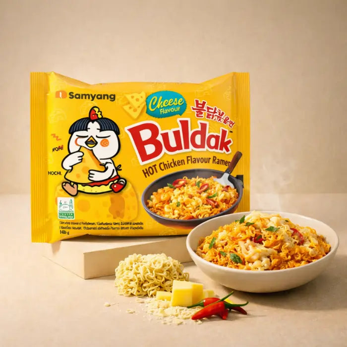 SAMYANG Buldak Cheese Instant Ramen Monatsvorrat – 40 x 140G