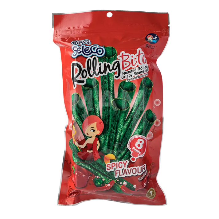 SELECO Rolling Bite Seetangsnack Spicy 28G
