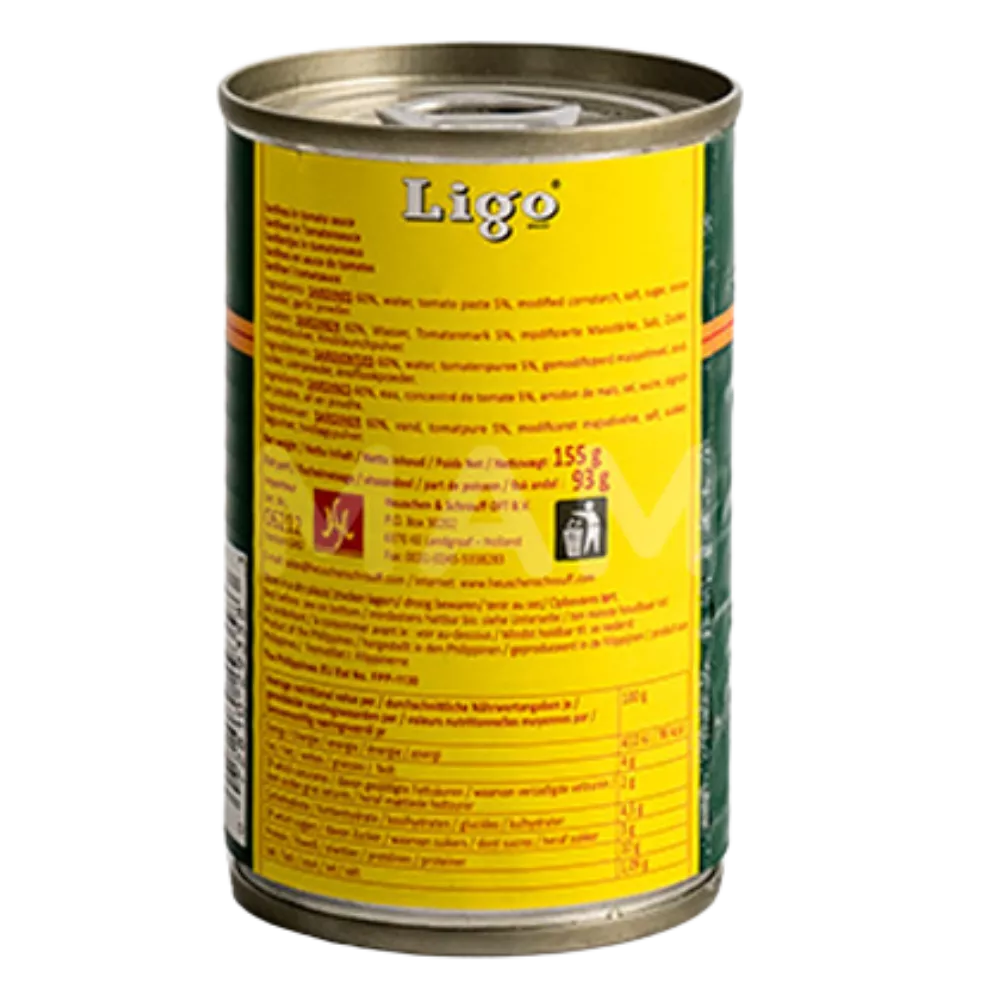LIGO Sardinen Tom. Sauce Grün Dose 155G