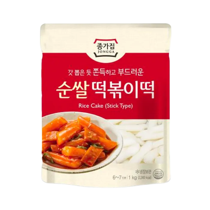 JONGGA Ricecake Tteokbokki Stab 1KG