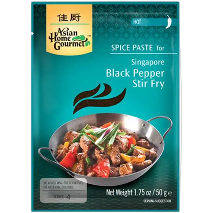 AHG Singapur Black Pepper Stir Fry Gewürz 50G