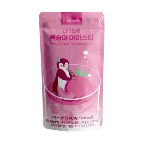CANTABILE Flavoured Ade Peach Ice Tea 230ML