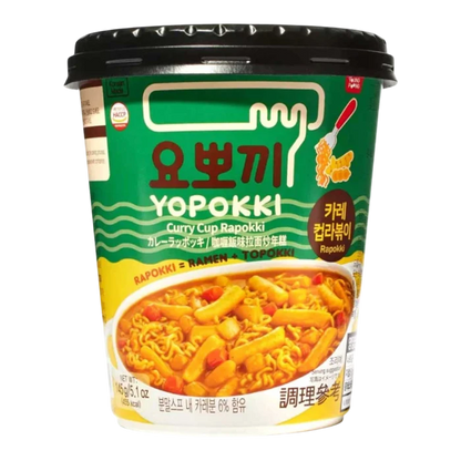 YOPOKKI Ricecake & Ramen Cup Curry 145G