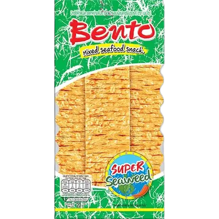 BENTO Seafood Snack Super Seaweed 20G