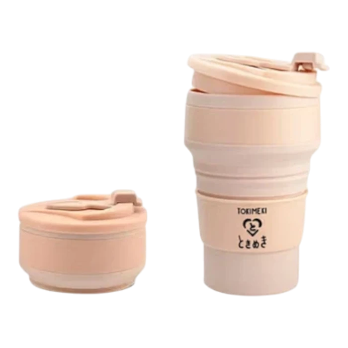 TOKIMEKI Foldable Cup Pink 1 Stk.