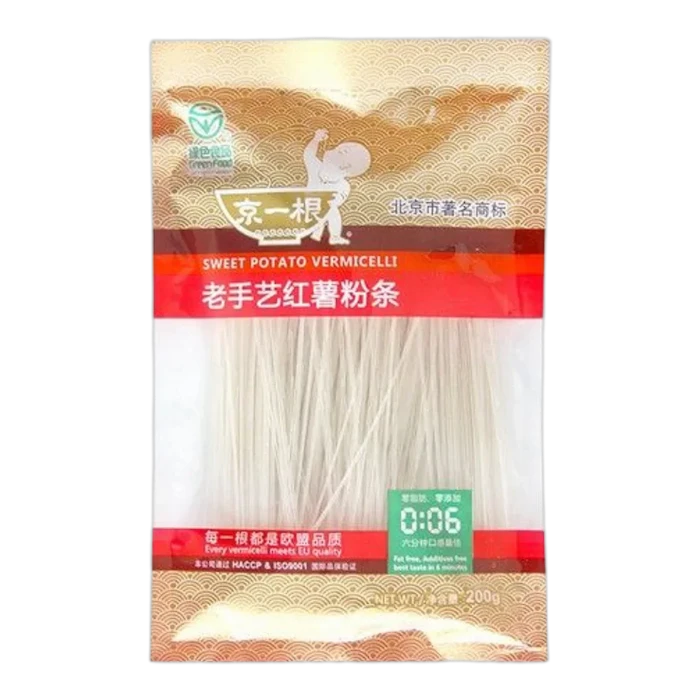 JING YI GEN Süßkartoffel- Nudel Breit 200G