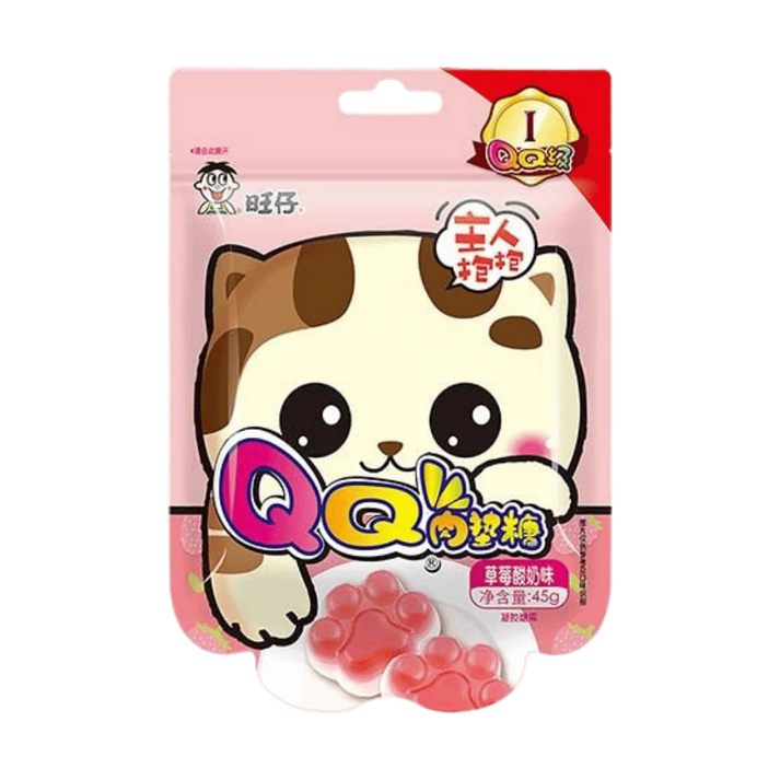 WANT WANT Joghurtgums 45G Erdbeerjoghurt Cats Claw