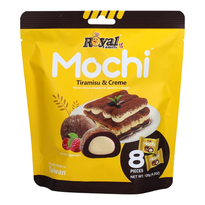 ROYAL FAMILY Mochi Tiramisu & Creme 120G