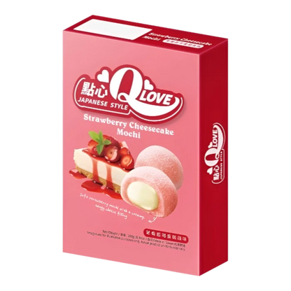 QLOVE  Mochi Strawberry Cheesecake 180G