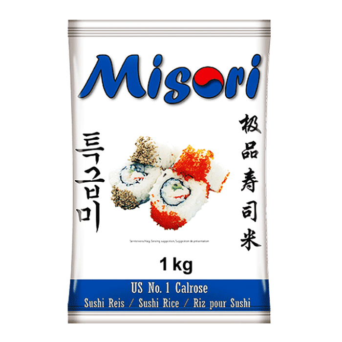 MISORI Calrose Sushi Reis 1KG