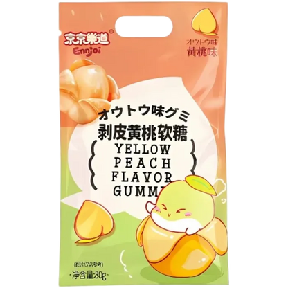 ENNJOI Peeling Gummy Candy Yellow Peach 80G