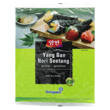DONGWON Seetang geröstet für Sushi 10 Blätter 25g