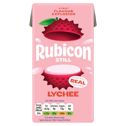 RUBICON Lycheesaft still Tetrapak 288ml