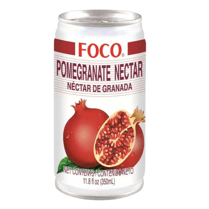 FOCO Granatapfel Getränk 350ML Dose – Fruchtiger Pomegranate Drink