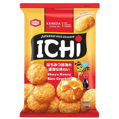 ICHI Reiskräker Shoyu mit Honig 100g