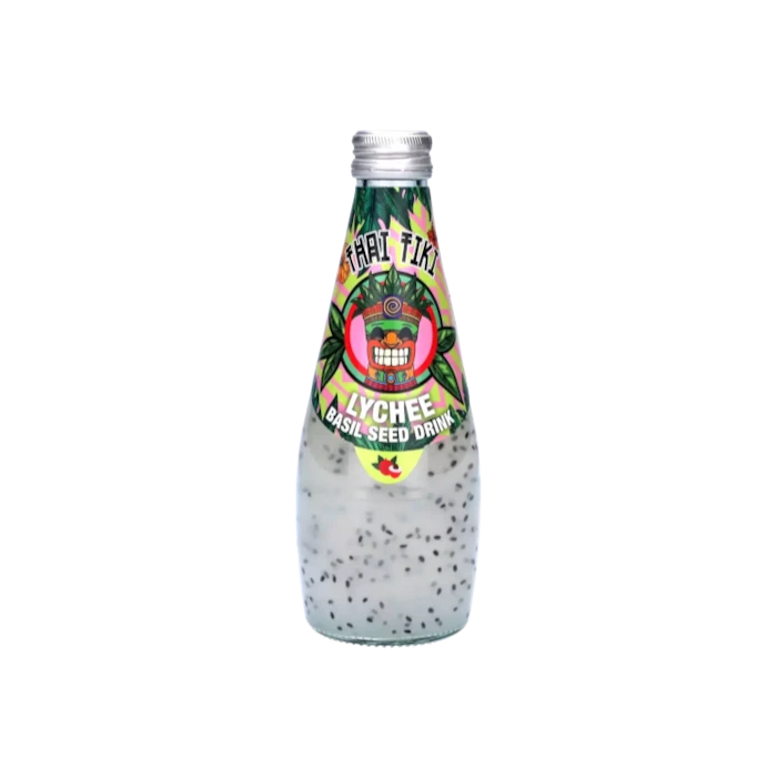 Thai Tiki Basil Seed Drink Lychee 290ml