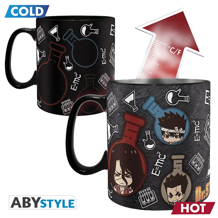 DR STONE Heat Change Mug Group Formula 460ml