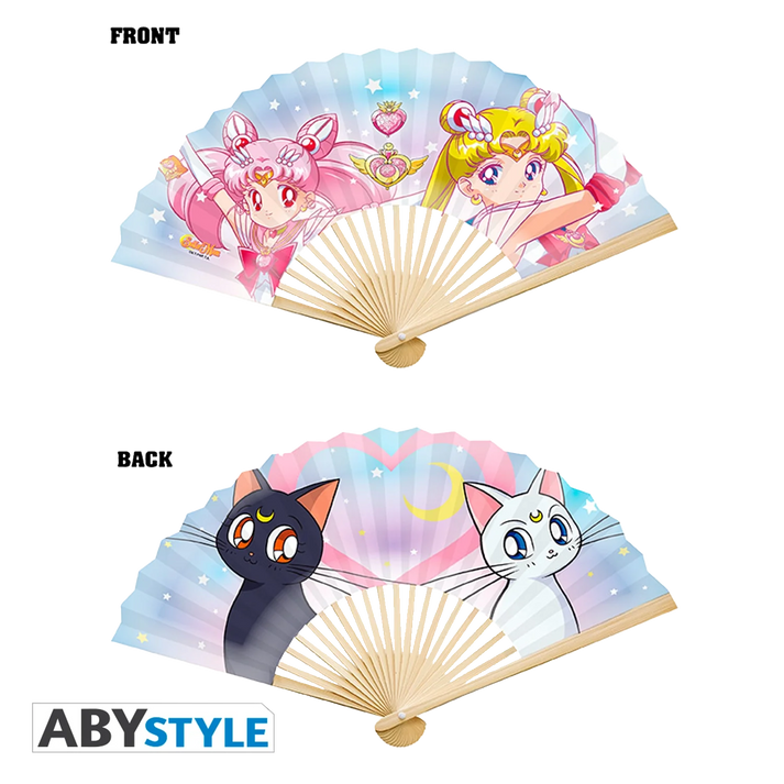 SAILOR MOON Fan - Fächer "Sailor Moon & Cats"