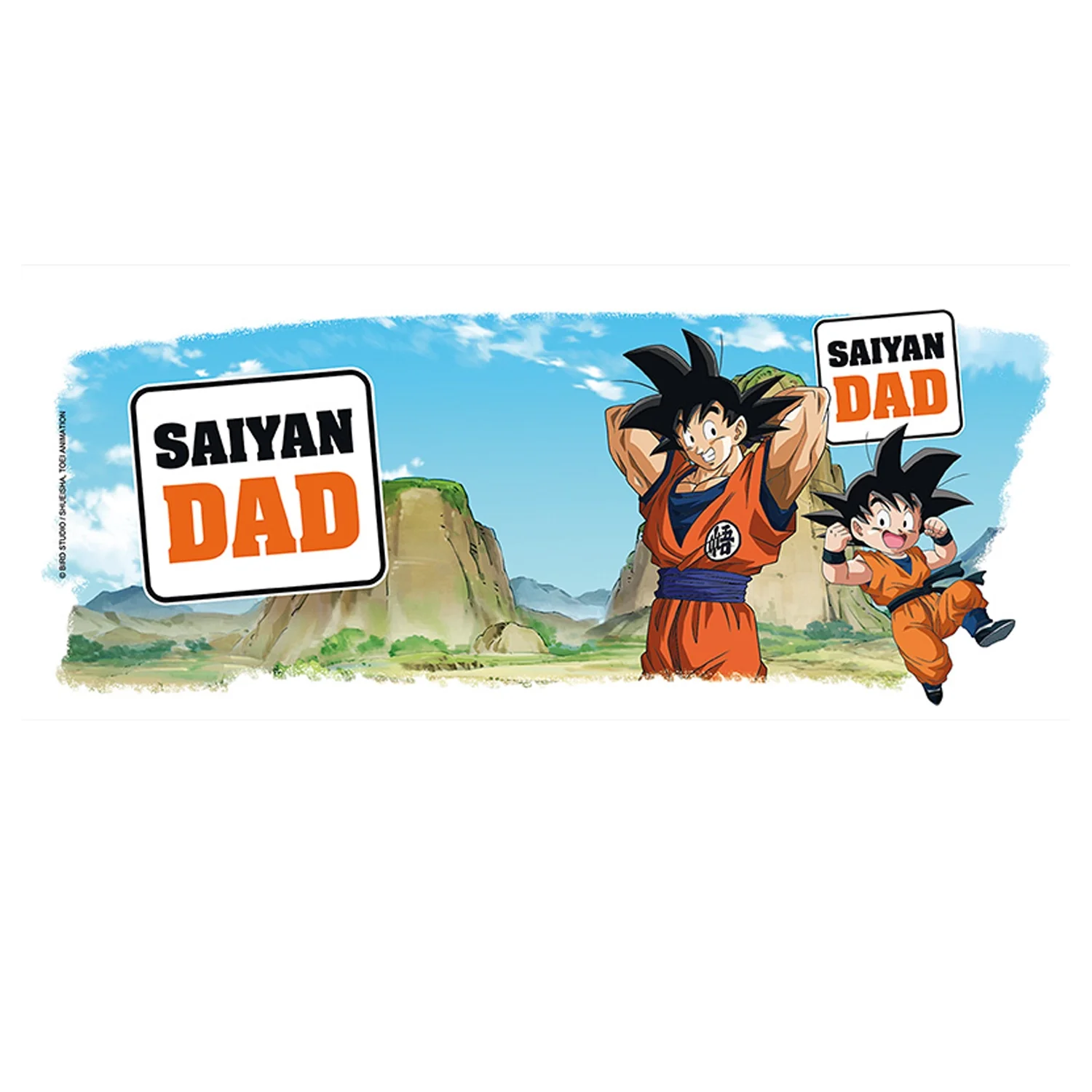 DRAGON BALL Mug Saiyan Dad 320ML