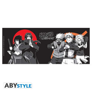 NARUTO SHIPPUDEN Mug Group Black&White 460ml
