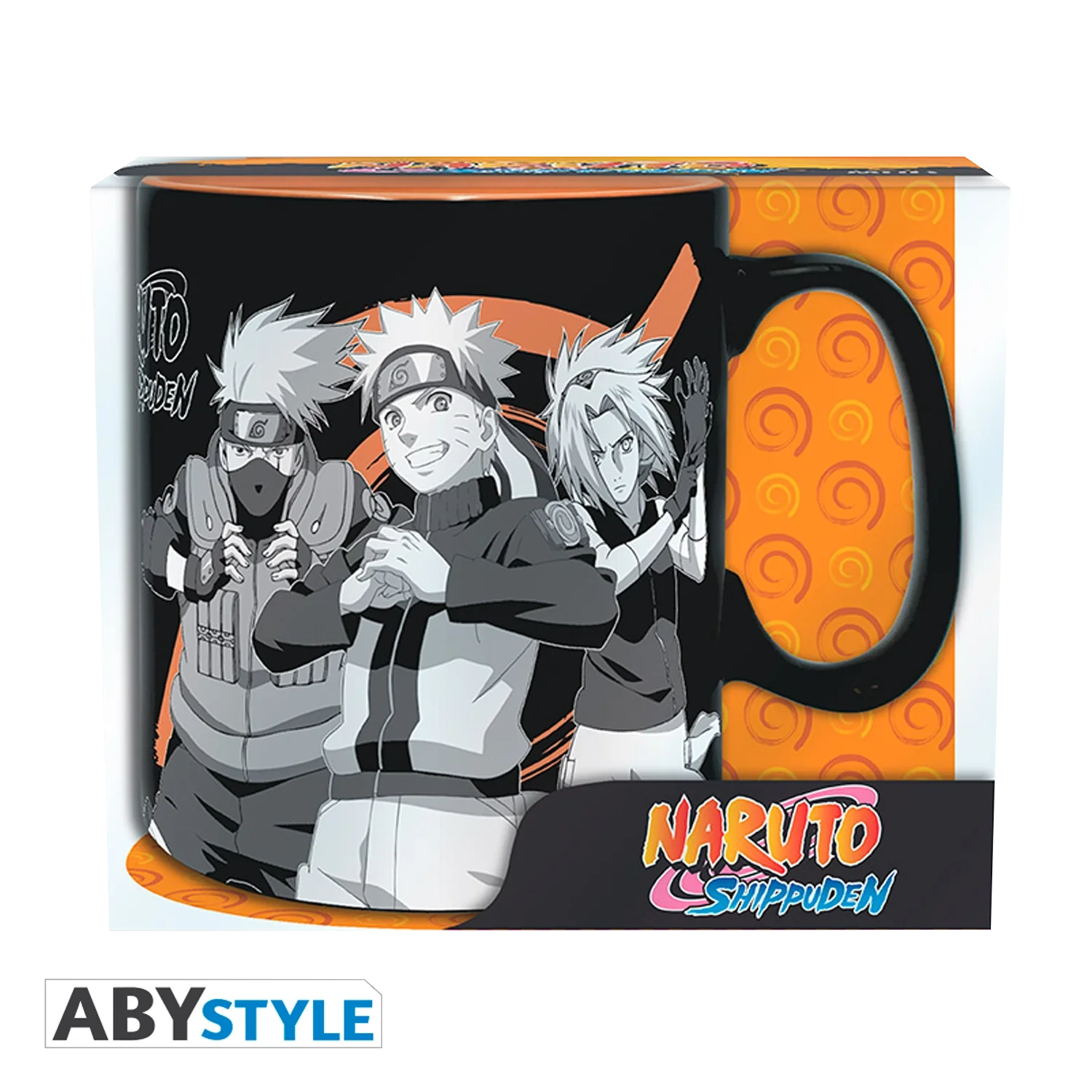 NARUTO SHIPPUDEN Mug Group Black&White 460ml