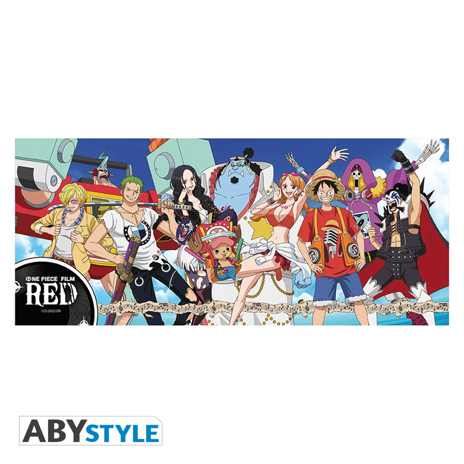 ONE PIECE Mug Red 320ML Concert