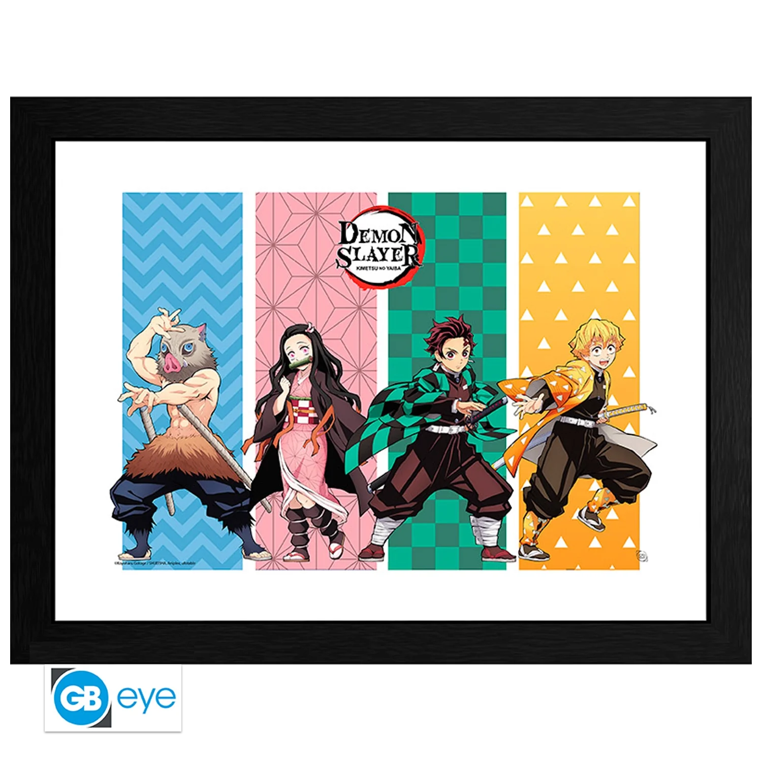DEMON SLAYER Framed Print Group 30x40