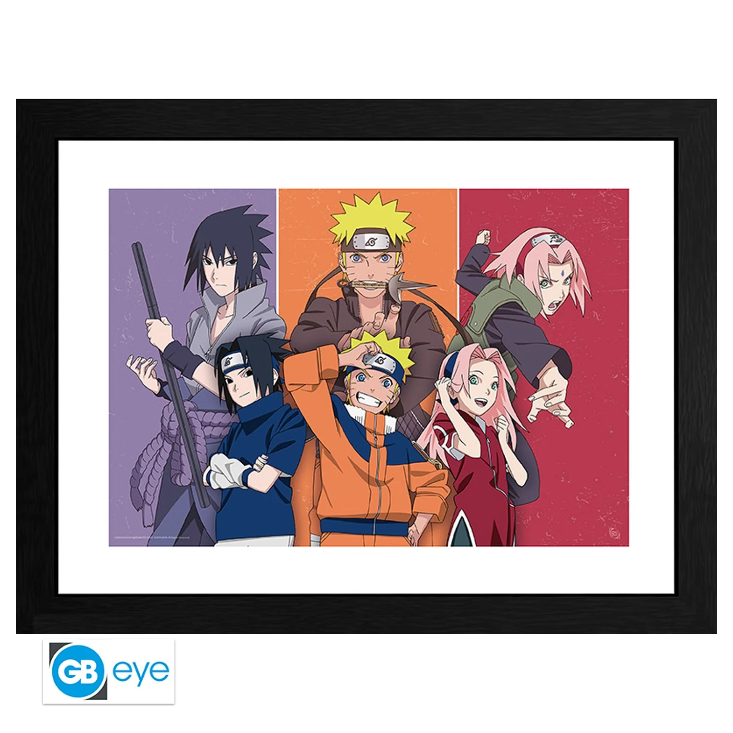 NARUTO SHIPPUDEN Framed Print Adults & Children