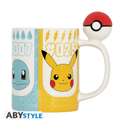 POKEMON Mug 3D Handle Pokeball