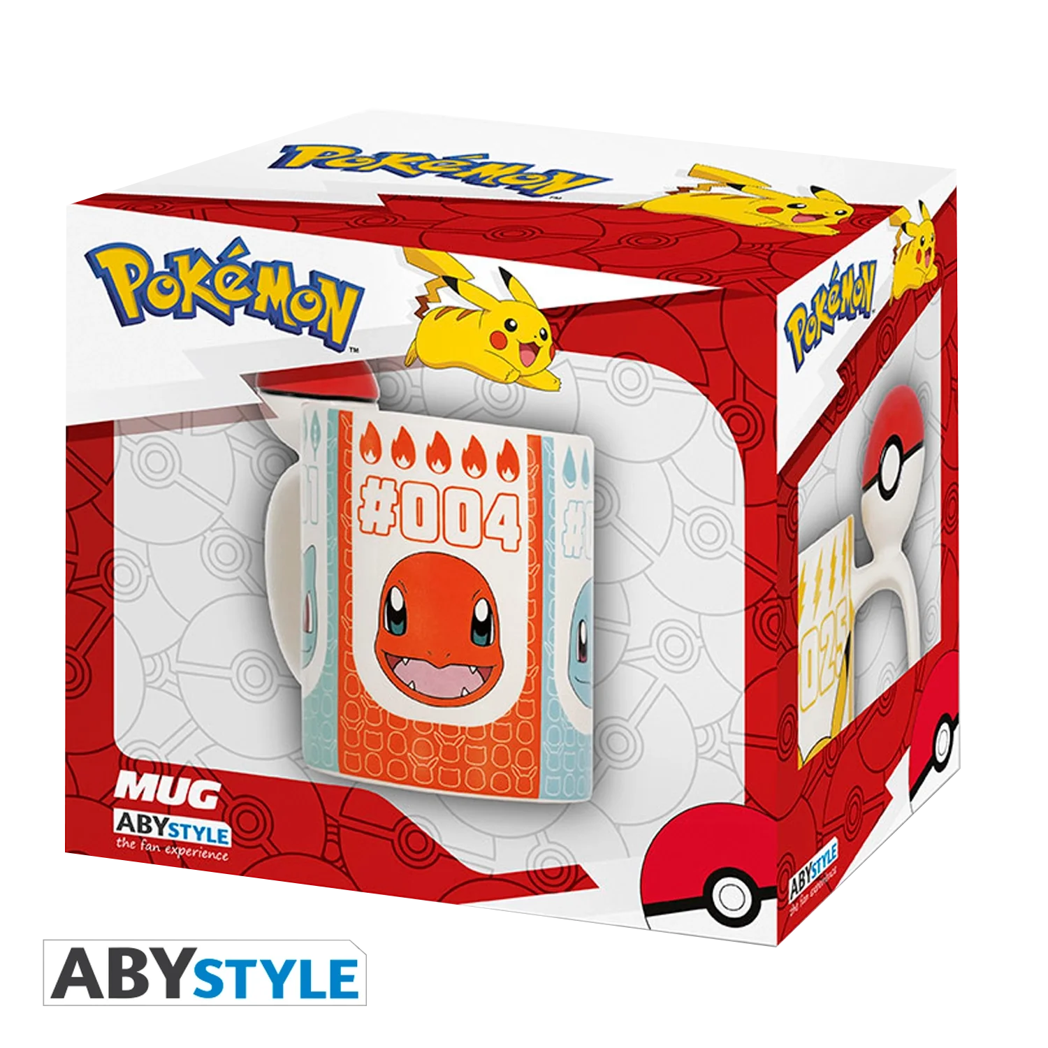 POKEMON Mug 3D Handle Pokeball
