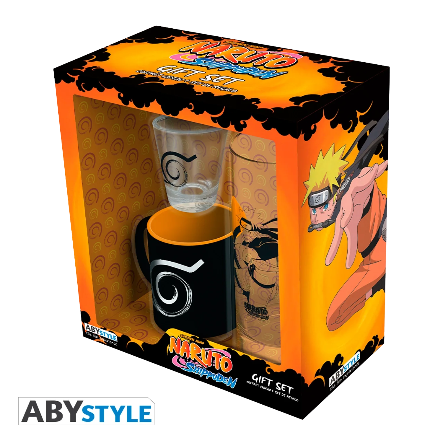 NARUTO SHIPPUDEN Pck Glass+Espresso Mug